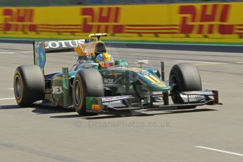 © Octane Photographic Ltd. 2011. European Formula1 GP, Saturday 25th June 2011. GP2 Race 1. Esteban Gutierez - Lotus ART. Digital Ref:  0085CB1D8112