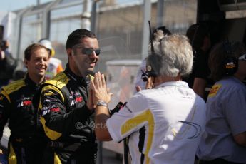 © Octane Photographic Ltd. 2011. European Formula1 GP, Saturday 25th June 2011. GP2 Race 1. The jubilant DAMS team after Romain Grosjean's win. Digital Ref: 0085CB1D8200
