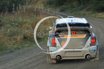 © North One Sport Ltd 2011 / Octane Photographic Ltd 2011. 12th November 2011 Wales Rally GB, WRC SS17 Myherin. Digital Ref : 0198cb1d9626
