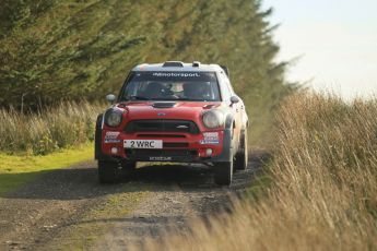 © North One Sport Ltd 2011 / Octane Photographic Ltd 2011. 13th November 2011 Wales Rally GB, WRC SS21 Halfway. Kris Meeke and Paul nagle in their Mini John Cooper Works. Digital Ref : 0200CB1D9715