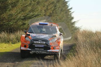 © North One Sport Ltd 2011 / Octane Photographic Ltd 2011. 13th November 2011 Wales Rally GB, WRC SS21 Halfway. Dennis Kuipers and Frederic Miclotte in their Ford Fiesta RS WRC. Digital Ref : 0200CB1D9733