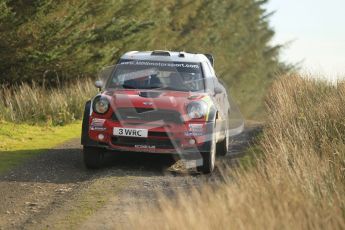 © North One Sport Ltd 2011 / Octane Photographic Ltd 2011. 13th November 2011 Wales Rally GB, WRC SS21 Halfway. Dani Sordo and Carlos Del Barrio in their Mini John Cooper Works. Digital Ref : 0200CB1D9768