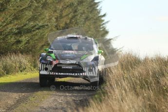 © North One Sport Ltd 2011 / Octane Photographic Ltd 2011. 13th November 2011 Wales Rally GB, WRC SS21 Halfway. Ken Block and Alex Gelsomino in their Ford fiesta RS WRC, Digital Ref : 0200CB1D9774