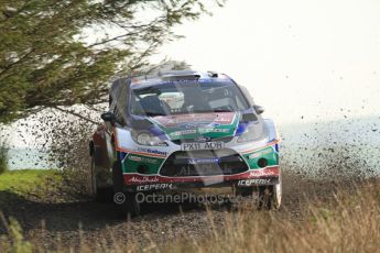 © North One Sport Ltd 2011 / Octane Photographic Ltd 2011. 13th November 2011 Wales Rally GB, WRC SS21 Halfway. Evgeny Novikov and Denis Giraudet in their Ford Fiesta RS WRC. Digital Ref : 0200LW7D8747