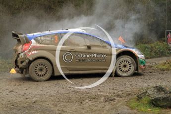 © North One Sport Ltd 2011 / Octane Photographic Ltd 2011. 11th November 2011 Wales Rally GB, WRC SS7 Dyfnant. Digital Ref :