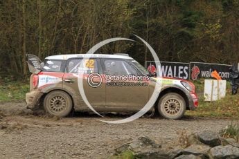 © North One Sport Ltd 2011 / Octane Photographic Ltd 2011. 11th November 2011 Wales Rally GB, WRC SS7 Dyfnant. Digital Ref :