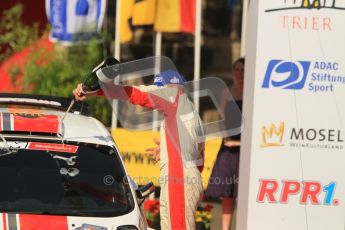© North One Sport Ltd.2011/Octane Photographic Ltd. WRC Germany – Final Podium - Sunday 21st August 2011. Ott Tanak - Ford Fiesta S2000. Digital Ref : 0153CB1D6274