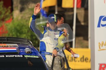 © North One Sport Ltd.2011/Octane Photographic Ltd. WRC Germany – Final Podium - Sunday 21st August 2011. Dennis Kuipers - Ford Fiesta RS WRC. Digital Ref : 0153CB1D6287