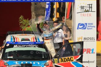 © North One Sport Ltd.2011/Octane Photographic Ltd. WRC Germany – Final Podium - Sunday 21st August 2011. Armindo Araujo - Mini John Cooper Works. Digital Ref : 0153CB1D6306