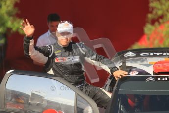 © North One Sport Ltd.2011/Octane Photographic Ltd. WRC Germany – Final Podium - Sunday 21st August 2011. Kaj Lindstrom - Citroen DS3 WRC. Digital Ref : 0153CB1D6333