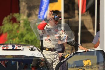 © North One Sport Ltd.2011/Octane Photographic Ltd. WRC Germany – Final Podium - Sunday 21st August 2011. Petter Solberg - Citroen DS3 WRC. Digital Ref : 0153CB1D6339