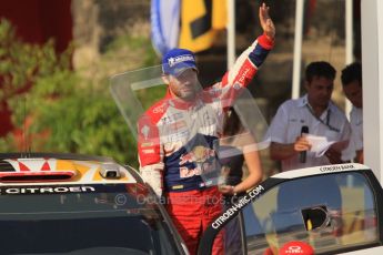 © North One Sport Ltd.2011/Octane Photographic Ltd. WRC Germany – Final Podium - Sunday 21st August 2011. Sebastien Loeb - Citroen DS3 WRC. Digital Ref : 0153CB1D6383