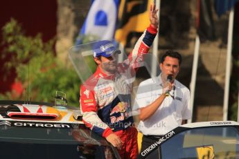 © North One Sport Ltd.2011/Octane Photographic Ltd. WRC Germany – Final Podium - Sunday 21st August 2011. Sebastien Loeb - Citroen DS3 WRC. Digital Ref : 0153CB1D6392