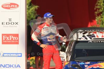 © North One Sport Ltd.2011/Octane Photographic Ltd. WRC Germany – Final Podium - Sunday 21st August 2011. Julian Ingrassia - Citroen DS3 WRC. Digital Ref : 0153CB1D6408
