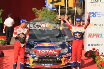 © North One Sport Ltd.2011/Octane Photographic Ltd. WRC Germany – Final Podium - Sunday 21st August 2011. Digital Ref : 0153CB1D6433