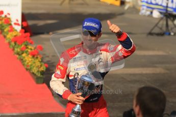 © North One Sport Ltd.2011/Octane Photographic Ltd. WRC Germany – Final Podium - Sunday 21st August 2011. Sebastien Ogier (Citroen). Digital Ref : 0153CB1D6510