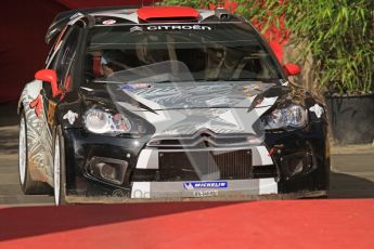 © North One Sport Ltd.2011/Octane Photographic Ltd. WRC Germany – Final Podium - Sunday 21st August 2011. Kimi Raikkonen and Kaj Lindstrom - Citroen DS3 WRC. Digital Ref : 0153LW7D0015