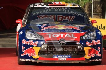 © North One Sport Ltd.2011/Octane Photographic Ltd. WRC Germany – Final Podium - Sunday 21st August 2011. Sebastien Loeb and Daniel Elena - Citroen DS3 WRC. Digital Ref : 0153LW7D0019B