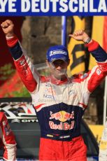 © North One Sport Ltd.2011/Octane Photographic Ltd. WRC Germany – Final Podium - Sunday 21st August 2011. Sebastien Ogier - Citroen DS3 WRC. Digital Ref : 0153LW7D0035