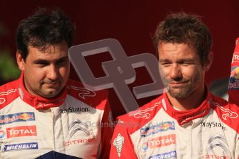 © North One Sport Ltd.2011/Octane Photographic Ltd. WRC Germany – Final Podium - Sunday 21st August 2011. Sebastien Loeb and Daniel Elena (Citroen). Digital Ref : 0153LW7D0150