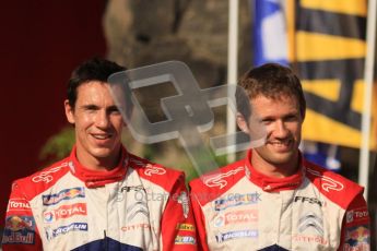 © North One Sport Ltd.2011/Octane Photographic Ltd. WRC Germany – Final Podium - Sunday 21st August 2011. Sebastien Ogier and Julien Ingrassia (Citroen). Digital Ref : 0153LW7D0152