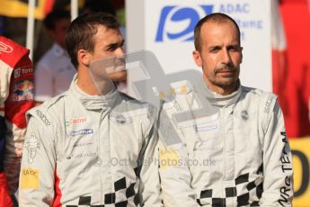 © North One Sport Ltd.2011/Octane Photographic Ltd. WRC Germany – Final Podium - Sunday 21st August 2011. Daniel Sordo and Carlos Corral (Mini). Digital Ref : 0153LW7D0155