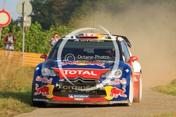 © North One Sport Ltd.2011/Octane Photographic Ltd. WRC Germany – Shakedown stage Thursday 18th August 2011, Sebastien Loeb/Daniel Elena, Citroen DS3 WRC. Digital Ref : 0147CB7D0312