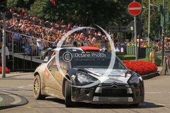 © North One Sport Ltd.2011/Octane Photographic Ltd. WRC Germany – SS19 - Circus Maximus - Sunday 21st August 2011, Kimi Raikkonen/Kaj Lindstrom, Citroen DS3 WRC. Digital Ref : 0152LW7D0464