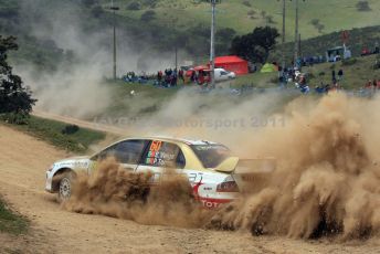© Grize Motorsport 2011. WRC Portugal. The locals kicking up a dust storm. Digital Ref : cam11050