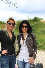© Grize Motorsport 2011. WRC Portugal. Portuguese girls. Digital Ref : 0048cam18454