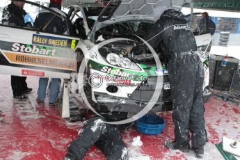 © North One Sport Limited 2011/Octane Photographic Ltd. 2011 WRC Sweden Hagfors service stage, Thursday 10th February 2011. Digital ref : 0127CB1D0204