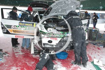 © North One Sport Limited 2011/Octane Photographic Ltd. 2011 WRC Sweden Hagfors service stage, Thursday 10th February 2011. Digital ref : 0127CB1D0206
