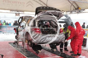 © North One Sport Limited 2011/Octane Photographic Ltd. 2011 WRC Sweden Hagfors service stage, Thursday 10th February 2011. Digital ref : 0127CB1D0220