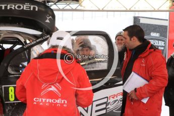 © North One Sport Limited 2011/Octane Photographic Ltd. 2011 WRC Sweden Hagfors service stage, Thursday 10th February 2011, Kimi Raikkonen, Citroen DS3 WRC, Ice One Racing. Digital ref : 0127LW7D8307