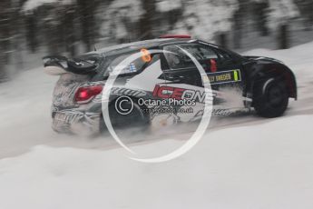 © North One Sport Limited 2011/Octane Photographic Ltd. 2011 WRC Sweden shakedown stage, Thursday 10th February 2011, Kimi Raikkonen/Kaj Lindstrom, Citroen DS3 WRC - Ice One Racing. Digital ref : 0126CB1D0172