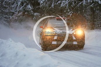 © North One Sport Limited 2011/Octane Photographic Ltd. 2011 WRC Sweden shakedown stage, Thursday 10th February 2011, Kimi Raikkonen/Kaj Lindstrom, Citroen DS3 WRC - Ice One Racing. Digital ref : 0126CB5D8442