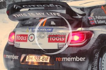 © North One Sport Limited 2011/Octane Photographic Ltd. 2011 WRC Sweden shakedown stage, Thursday 10th February 2011, Kimi Raikkonen/Kaj Lindstrom, Citroen DS3 WRC - Ice One Racing. Digital ref : 0126CB1D0018