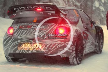 © North One Sport Limited 2011/Octane Photographic Ltd. 2011 WRC Sweden shakedown stage, Thursday 10th February 2011, Kimi Raikkonen/Kaj Lindstrom, Citroen DS3 WRC - Ice One Racing. Digital ref : 0126CB1D0028