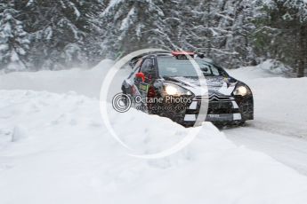 © North One Sport Limited 2011/Octane Photographic Ltd. 2011 WRC Sweden shakedown stage, Thursday 10th February 2011, Kimi Raikkonen/Kaj Lindstrom, Citroen DS3 WRC - Ice One Racing. Digital ref : 0126LW7D8234