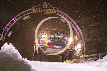 © North One Sport Ltd.2011/ Octane Photographic Ltd.2011. WRC Sweden SS1 Karlstad Arena Super Special, Thursday 10th February 2011, Sebastien Loeb/Daniel Elena, Citroen DS3 WRC. Digital ref : 0139CB1D6794