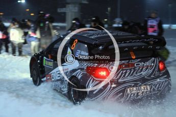 © North One Sport Ltd.2011/ Octane Photographic Ltd.2011. WRC Sweden SS1 Karlstad Arena Super Special, Thursday 10th February 2011, Kimi Raikkonen/Kaj Lindstrom, Citroen DS3 WRC. Digital ref : 0139LW7D8525