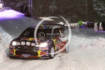 © North One Sport Ltd.2011/ Octane Photographic Ltd.2011. WRC Sweden SS1 Karlstad Arena Super Special, Thursday 10th February 2011, Sebastien Loeb/Daniel Elena, Citroen DS3 WRC. Digital ref : 0139LW7D8567