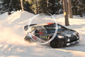 ©  North One Sport Limited 2011/Octane Photographic. 2011 WRC Sweden SS12 Lechfors II, Saturday 12th February 2011, Kimi Raikkonen/Kaj Lindstrom, Citroen DS3 WRC. Digital ref : 0143CB1D7619