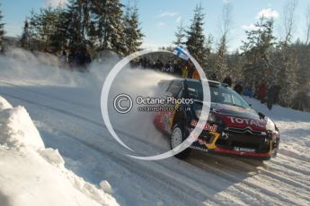 ©  North One Sport Limited 2011/Octane Photographic. 2011 WRC Sweden SS5 Vargassen lI, Friday 11th February 2011. Digital ref : 0141CB1D6991