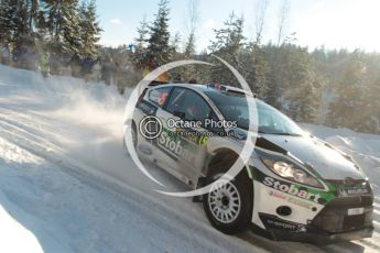 ©  North One Sport Limited 2011/Octane Photographic. 2011 WRC Sweden SS5 Vargassen lI, Friday 11th February 2011. Digital ref : 0141CB1D7013