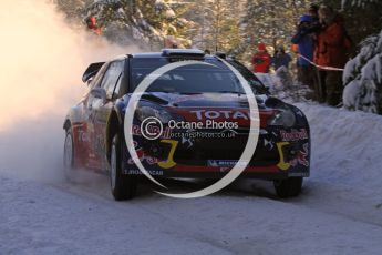 ©  North One Sport Limited 2011/Octane Photographic. 2011 WRC Sweden SS5 Vargassen lI, Friday 11th February 2011. Digital ref : 0141LW7D8765