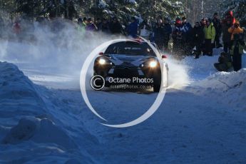 © North One Sport Limited 2011/Octane Photographic. 2011 WRC Sweden SS5 Vargassen lI, Friday 11th February 2011, Kimi Raikkonen/Kaj Lindstrom, Citroen DS3 WRC. Digital ref : 0141LW7D8787