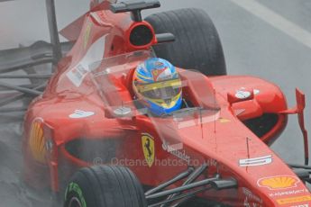 World © Octane Photographic 2011. Formula 1 testing Saturday 12th March 2011 Circuit de Catalunya. Ferrari 150° Italia - Fernando Alonso. Digital ref : 0018CB1D4445