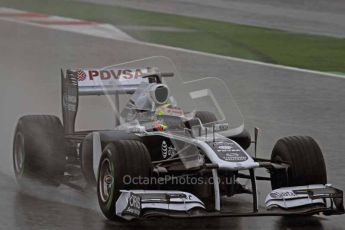 World © Octane Photographic 2011.  Formula 1 testing Saturday 12th March 2011 Circuit de Catalunya. Williams FW33 - Pastor Maldonado. Digital ref : 0018LW7D5761