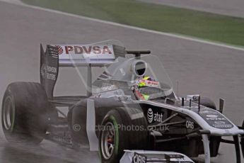 World © Octane Photographic 2011. Formula 1 testing Saturday 12th March 2011 Circuit de Catalunya. Williams FW33 - Pastor Maldonado. Digital ref : 0018LW7D5762